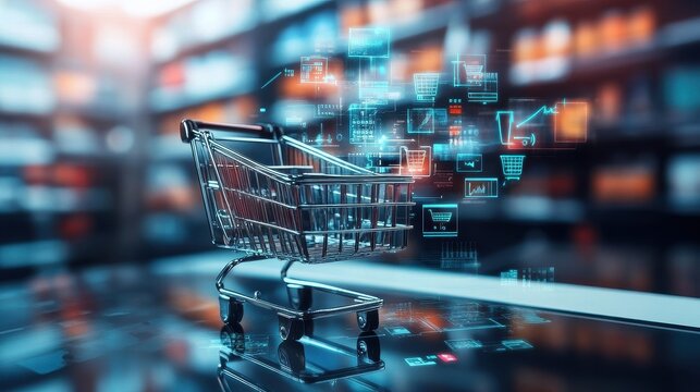 Virtual assistant helping with order tracking, enhanced online shopping support. 