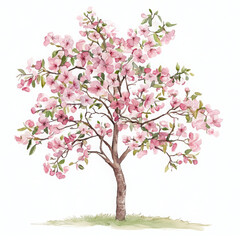 Fototapeta premium Illustration painted in realistic boho style makes viewers feel peaceful