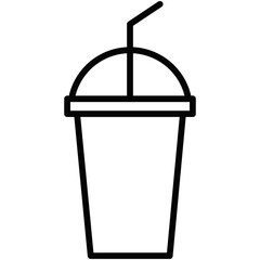 beverage ice cup illustration icon vector 