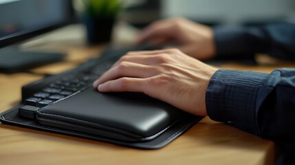 Wrist Keyboard Rest Against RSI - Repetitive Strain, 