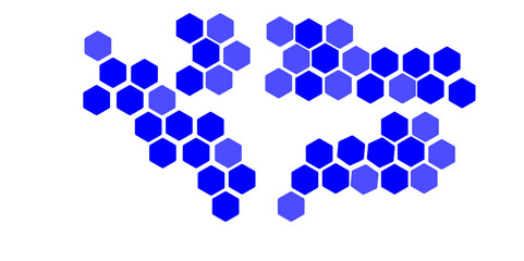 Purple hexagon 3D background texture. modern abstract polygonal pattern. 3d rendering illustration. Futuristic abstract banner. white and purple lines 3d Hexagonal. honeycomb white Background.