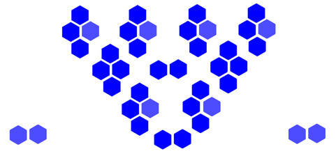 Purple hexagon 3D background texture. modern abstract polygonal pattern. 3d rendering illustration. Futuristic abstract banner. white and purple lines 3d Hexagonal. honeycomb white Background.