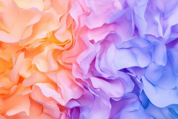Pastel petals softly flow, creating depth and calm, ideal for backgrounds