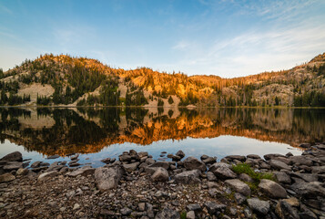 Morning Alpenglow To Greet The Day