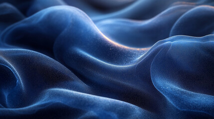 Obraz premium black dark midnight blue abstract background fabric material color gradient grain grainy business strict matte simple minimal blank design template 