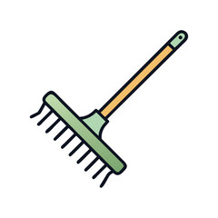Organic farming rake