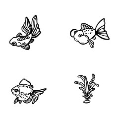 modern style in fish logo design represents natural beauty
a logo that features fish details with a modern feel and visual appeal