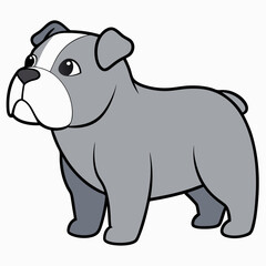 Fototapeta premium vector illustration of cartoon Dog