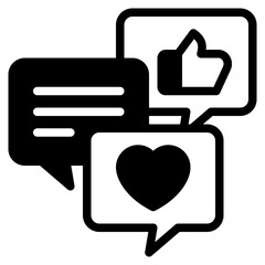 Dynamic Social Media Interaction Icons Set