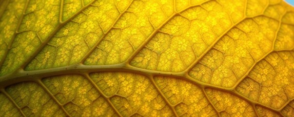 Obraz premium Sunflower leaf golden texture, foil, texture, sunflower