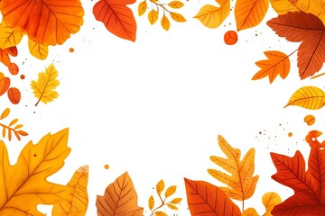 Whispers of Autumn A Watercolor Embrace Autumn Serenity Delicate Leaves in Warm Hues Falling for Fall An Artistic Leaf Collection