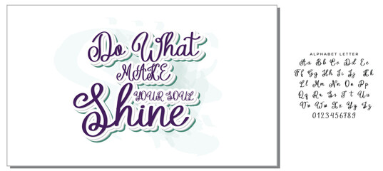 Vector illustration with hand-drawn lettering. 