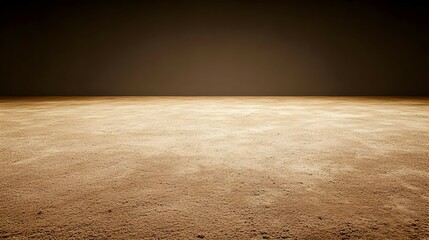 Empty Brown Textured Surface With Spotlight