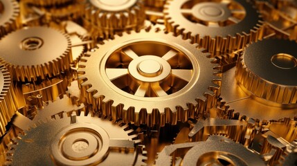 Golden Gears Interlocking: A Symphony of Precision Engineering