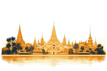 Fototapeta premium Thailand architecture building outdoors.