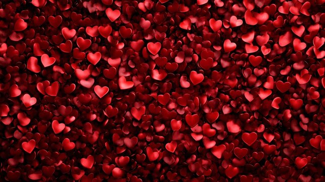 Valentines Day Heart Shape Love Background Romantic