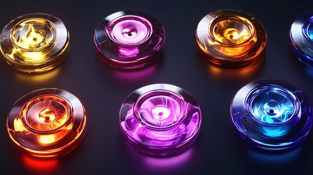 Multicolored Sewing Thread Assortment for Design and Decoration