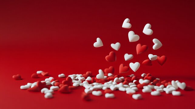 Falling Heart Love Adoration Passion Symbols Visual