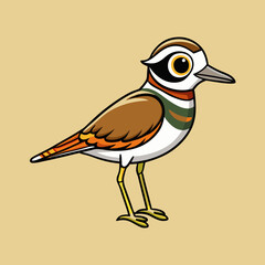 Obraz premium vector illustration of a bird