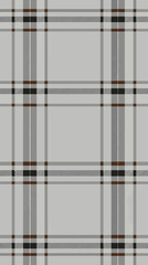 Plaid grey pattern design showcasing lines and colors in a modern textile style suitable for fashion and home decor