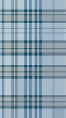 Modern plaid pattern with varying shades of blue and gray, perfect for fabric design or interior decoration ideas