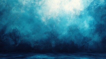 Obraz premium Abstract blue background with textured gradients, creating a serene atmosphere for design use