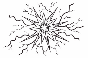 Obraz premium snowflake on white