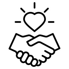 Fototapeta premium psychological support single icon