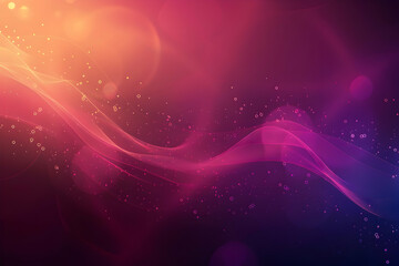 Obraz premium Abstract colorful background with flowing waves and light particles creating a dreamy atmosphere