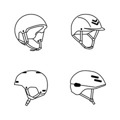 Bicycle Helmet line design