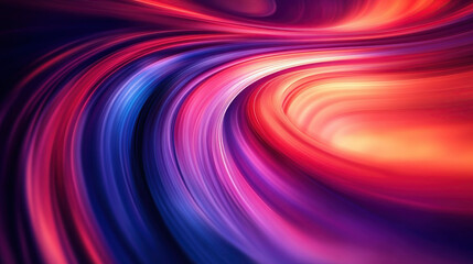 Obraz premium Vibrant Red and Purple Gradient Swirl