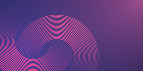 Futuristic abstract background. Glowing circle lines design. Swirl circular lines element. Future technology concept modern background arts