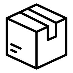 Simple Cardboard Box for Shipping and Storage