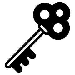 Traditional Key for Vintage Locks