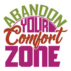 Motivational phrase design encouraging confidence.