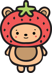 strawberry bear