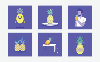 Ultimate Pineapple Vector Pack