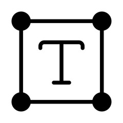 Stylish Text Editing Icon for Creative Applications