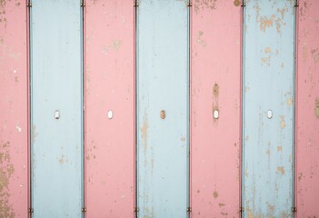 Airy Pastel Plaid Design: Seamless Pink and Blue Pattern with Fine Lines, Subtle Curves, and a Touch of Rusty Texture - Great for Easter Decorations, Children's Clothing, and Lighthearted Digital Art 