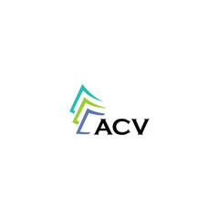 ACV letter logo design on white background. Creative  modern ACV letter logo design. Vector design.