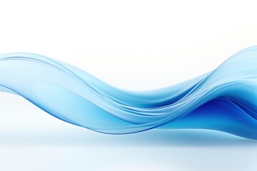 Fototapeta premium Wave blue simplicity.