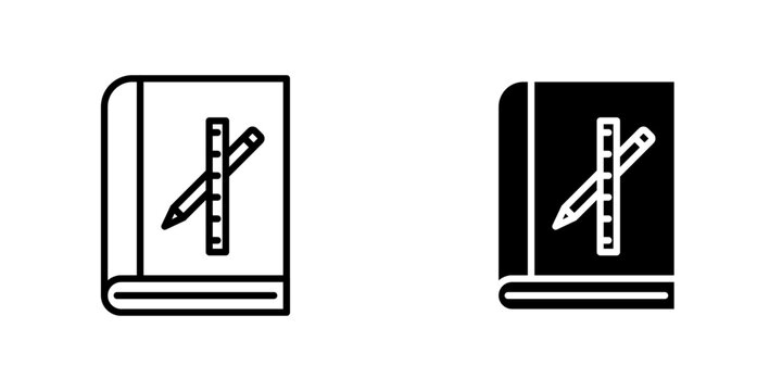 Brand guidelines icons. stroke line and black solid icons