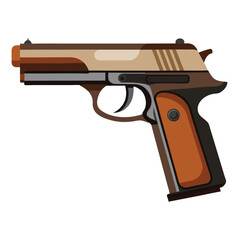 Fototapeta premium pistol vector image 