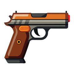 Fototapeta premium pistol vector image 