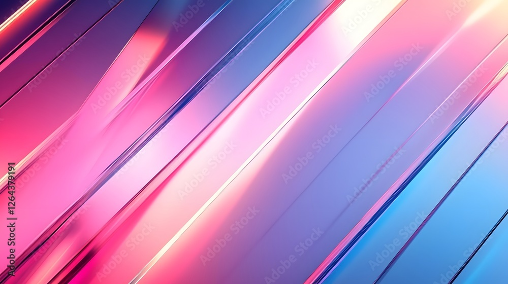 Poster Mesmerizing cascade of vibrant prismatic hues in dynamic digital artwork featuring captivating motion intricate patterns and a luminous futuristic aesthetic