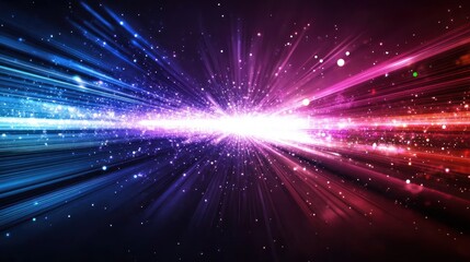 Cosmic Burst: A Symphony of Light and Color
