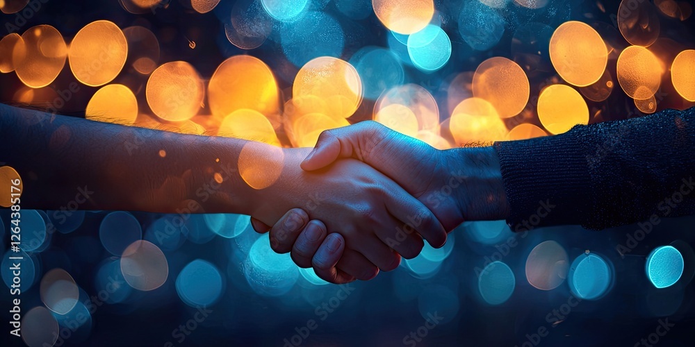 Fototapete In a business setting, client relations are prioritized with teams collaborating to enhance customer experiences and satisfaction.