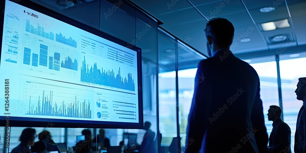 Aufkleber business presentation on investment optimization, featuring strategic analysis and clear visuals in 