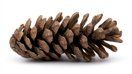 detailed pine cone with textured scales, showcasing natural beauty and earthy tones