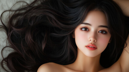 Naklejka premium 美しさ, 顔, モデル, 笑う, ファッション, 人々, 髪の毛, 笑みを浮かべている, 人, ブルネット, シティ, アウトドア, 通り, ライフスタイル, 淑女, 1, 頭, ハピネス, 化粧,女, 美しさ, 髪の毛, モデル, ファッション, 顔, うっとりさせる魅力, 化粧, 人, ドレス, ブルネット, 肌, 唇, 化粧, 淑女, 目, 暗い, 黒, ふしだらな, スタジオ, 好色